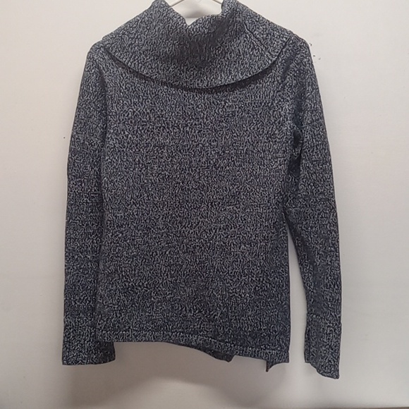 White House Black Market L/S sweater, cowl neck, med - Picture 6 of 11